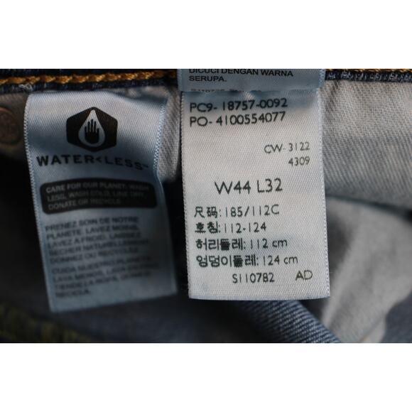 Levis Jeans Mens 44 x 32 Blue Cotton Blend Stretch 541 Athletic Tapper Fit - Picture 4 of 8